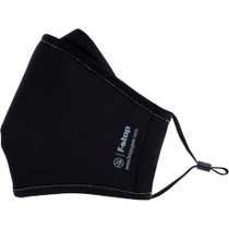 f-stop DYOTA AG+ ION Reusable 3-Layer Antibacterial Fabric Adult Large Face Mask (Black)