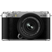 FUJIFILM X-M5 with XC 15-45mm f/3.5-5.6 OIS PZ Lens (Silver)