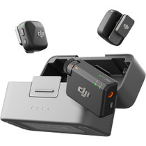 DJI Mic Mini 2.4GHz 2-Person Clip-On Digital Wireless Microphone System with Charging Case