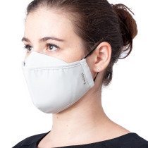 f-stop DYOTA AG+ ION Reusable 3-Layer Antibacterial Fabric Adult Large Face Mask (Gray)
