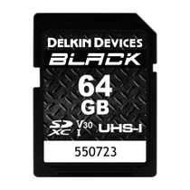 Delkin Devices 64GB BLACK UHS-I SDXC Memory Card