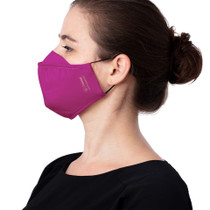 f-stop DYOTA AG+ ION Reusable 3-Layer Antibacterial Fabric Adult Large Face Mask (Fuchsia)